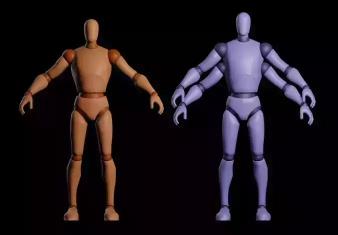 Fortnite Custom Mannequin  Free 3D model