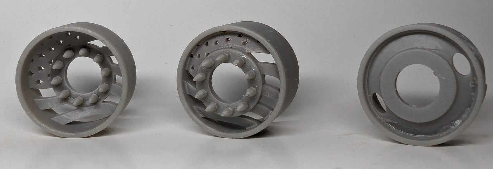 US Flag rims for Semi truck and trailer 22-5 inch 3D print model_3