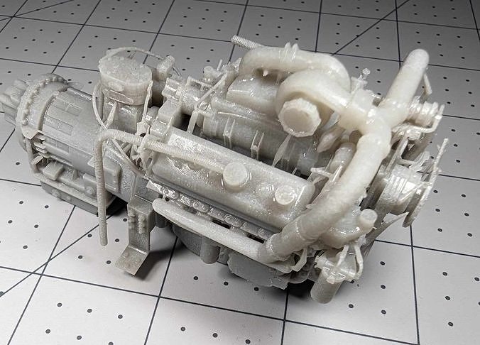 Detroit Diesel Free 3D print model