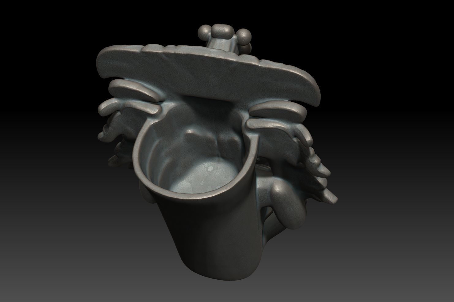 Ancient Mayan Statue 01 241231 3D print model_8