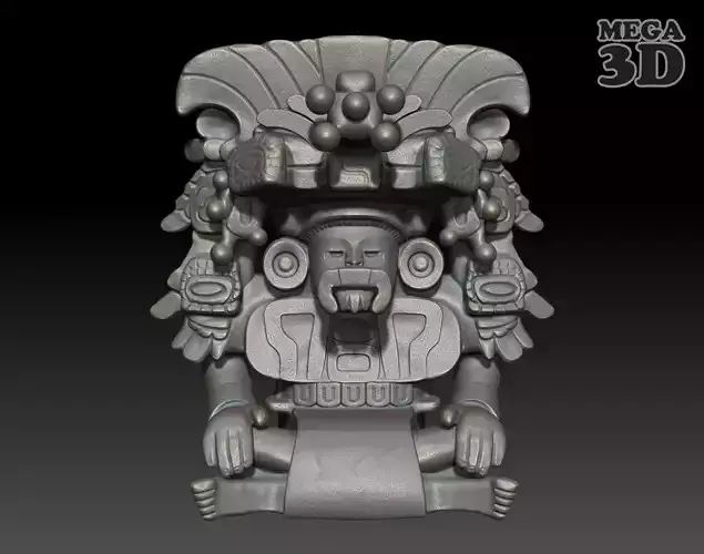 Ancient Mayan Statue 01 241231 3D print model