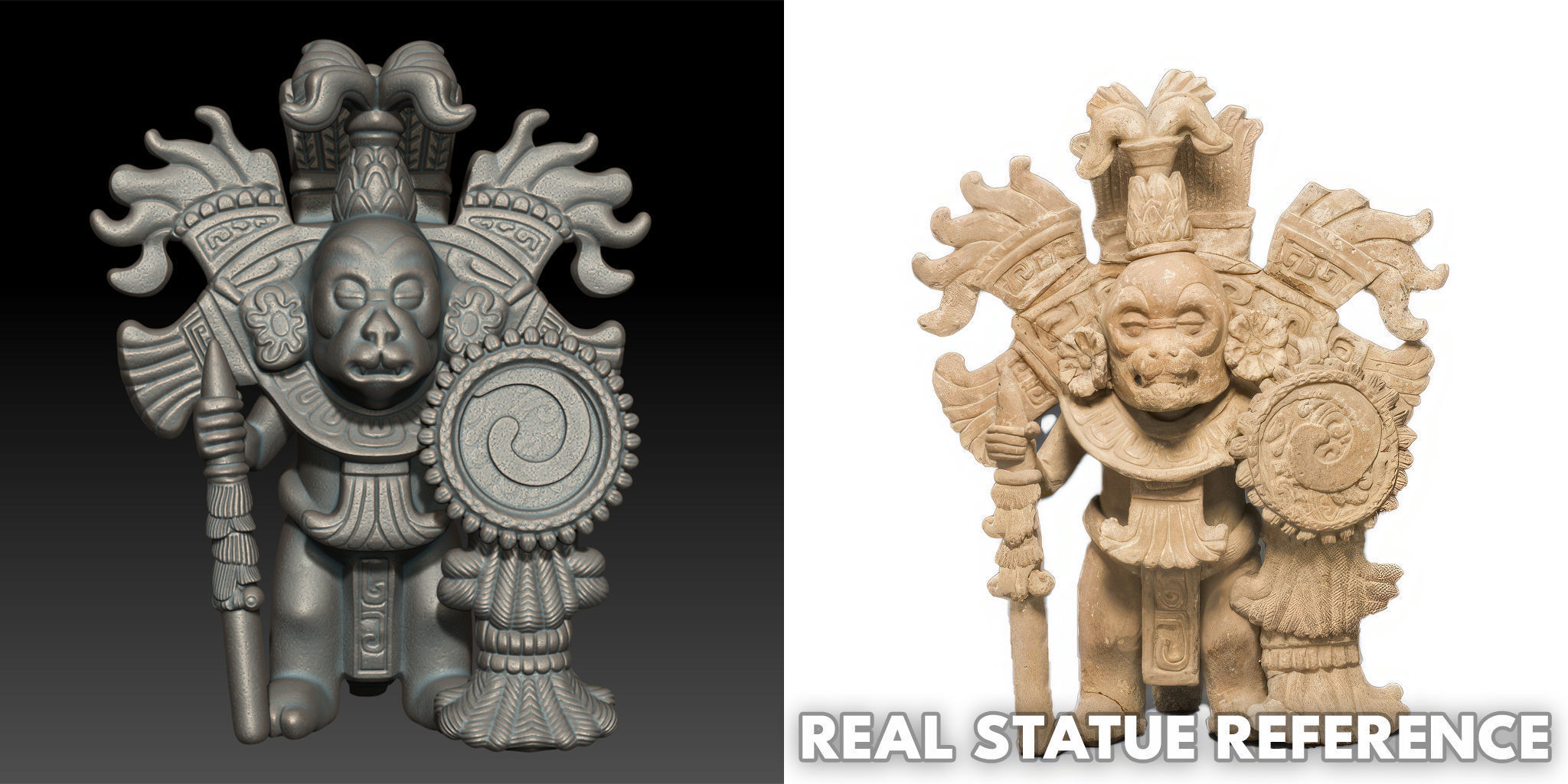 Ancient Mayan Statue Collection 241231 _5