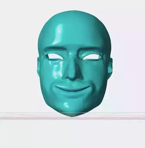 Creepy Male Doll Head