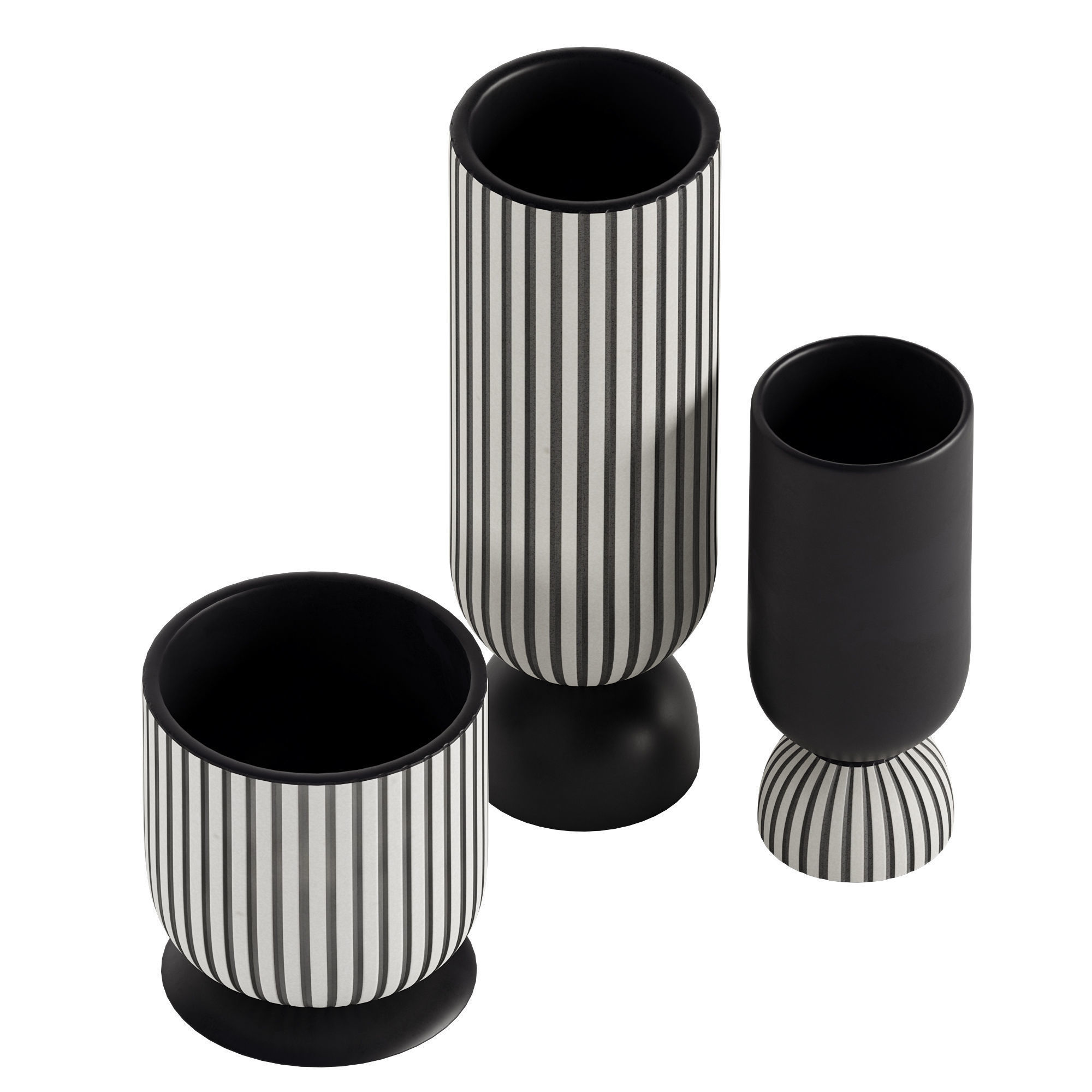 Channeled Vase 3D model_1