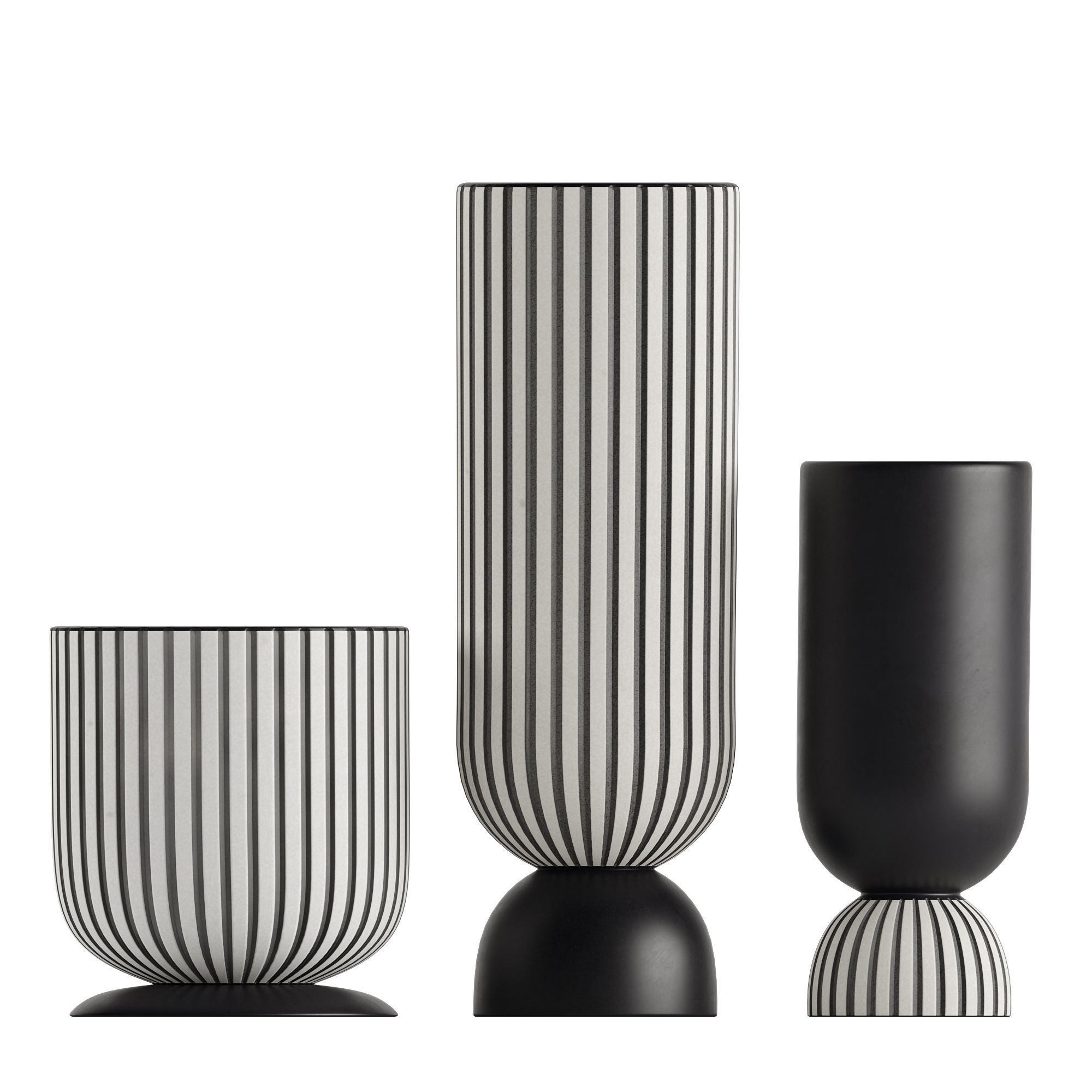 Channeled Vase 3D model_2