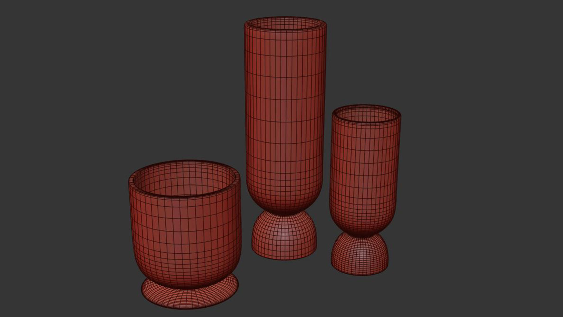 Channeled Vase 3D model_7