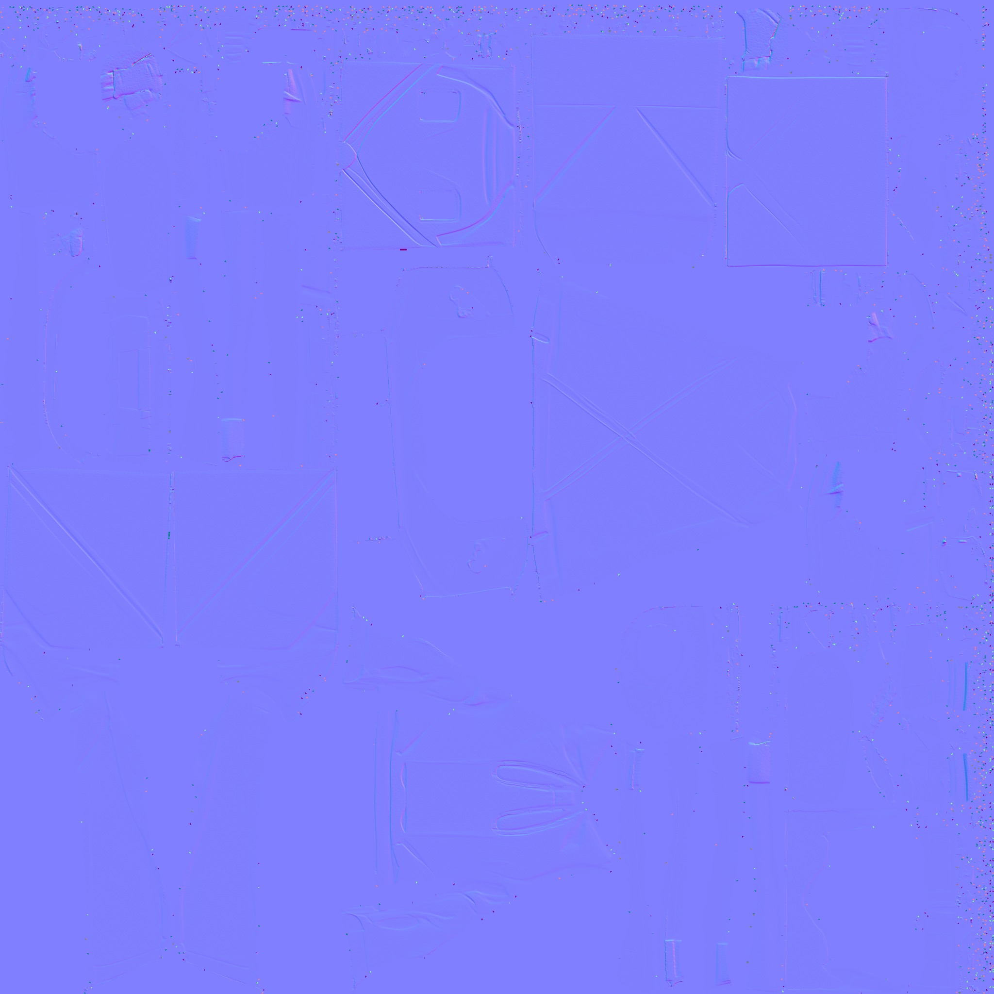 chico con caja en la cabeza  3D model_4