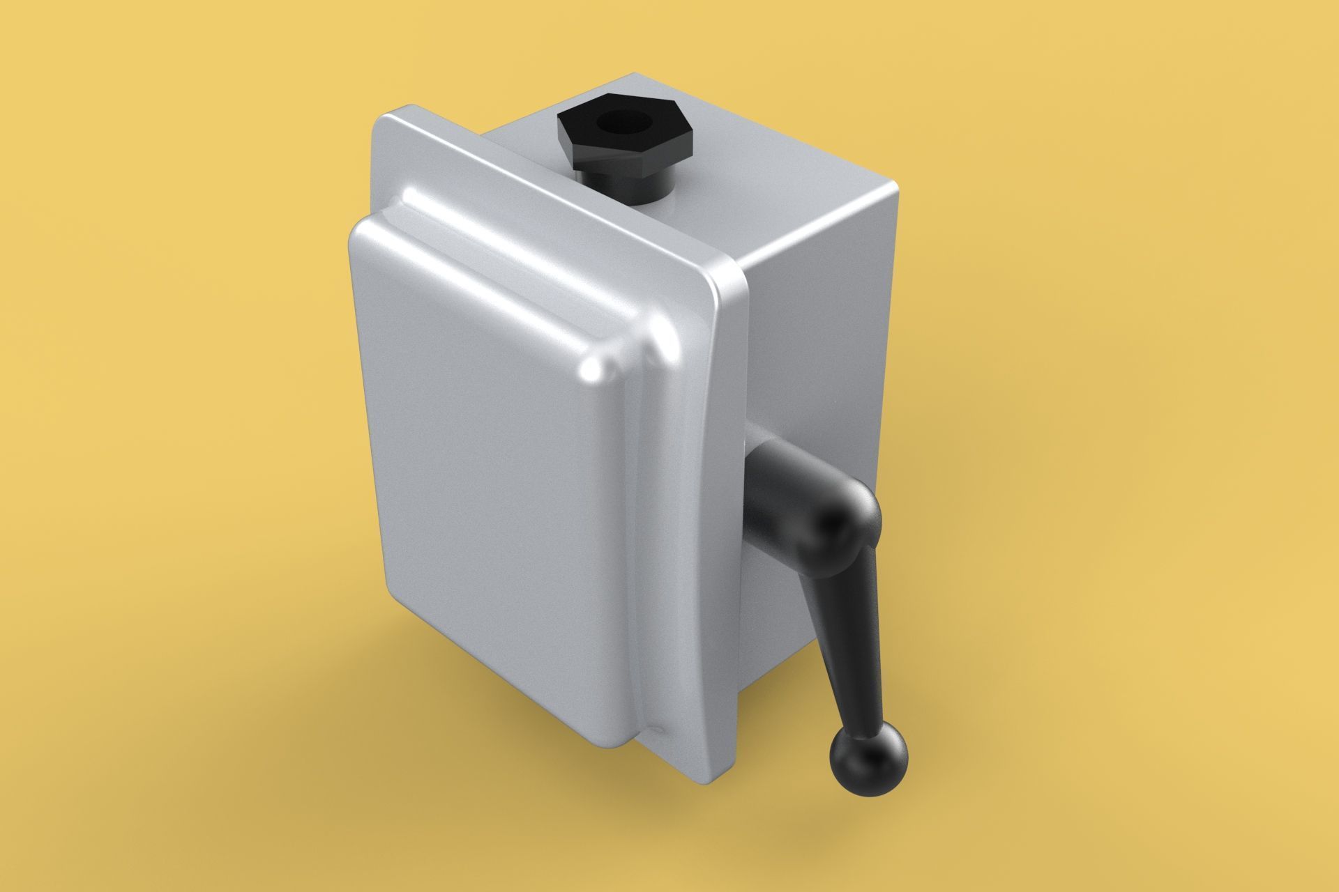 HANDLE LEVER CAM STARTER COS CHANGE OVER SWITCH OHM TOGGLE KNOB 3D model_1