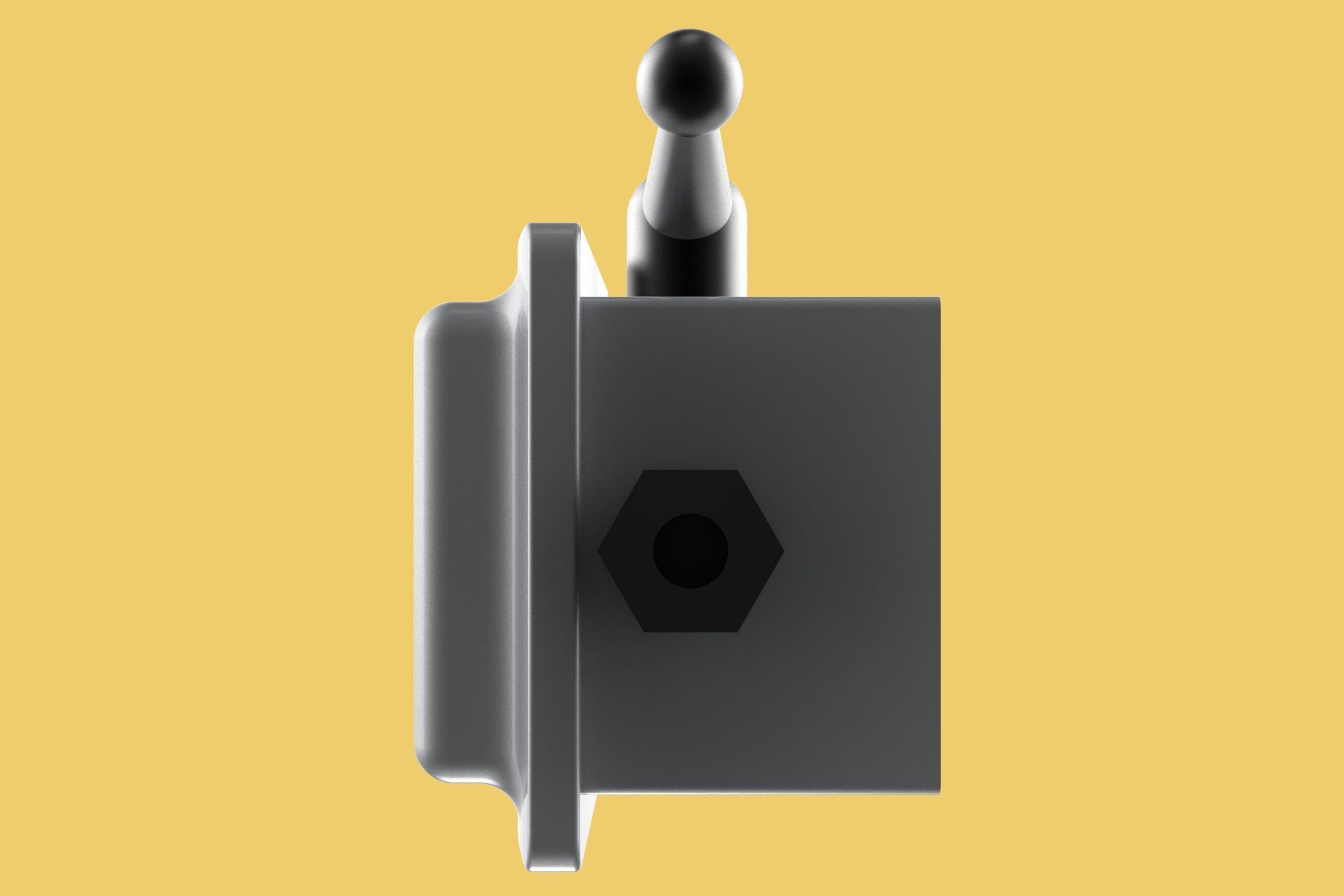 HANDLE LEVER CAM STARTER COS CHANGE OVER SWITCH OHM TOGGLE KNOB 3D model_16