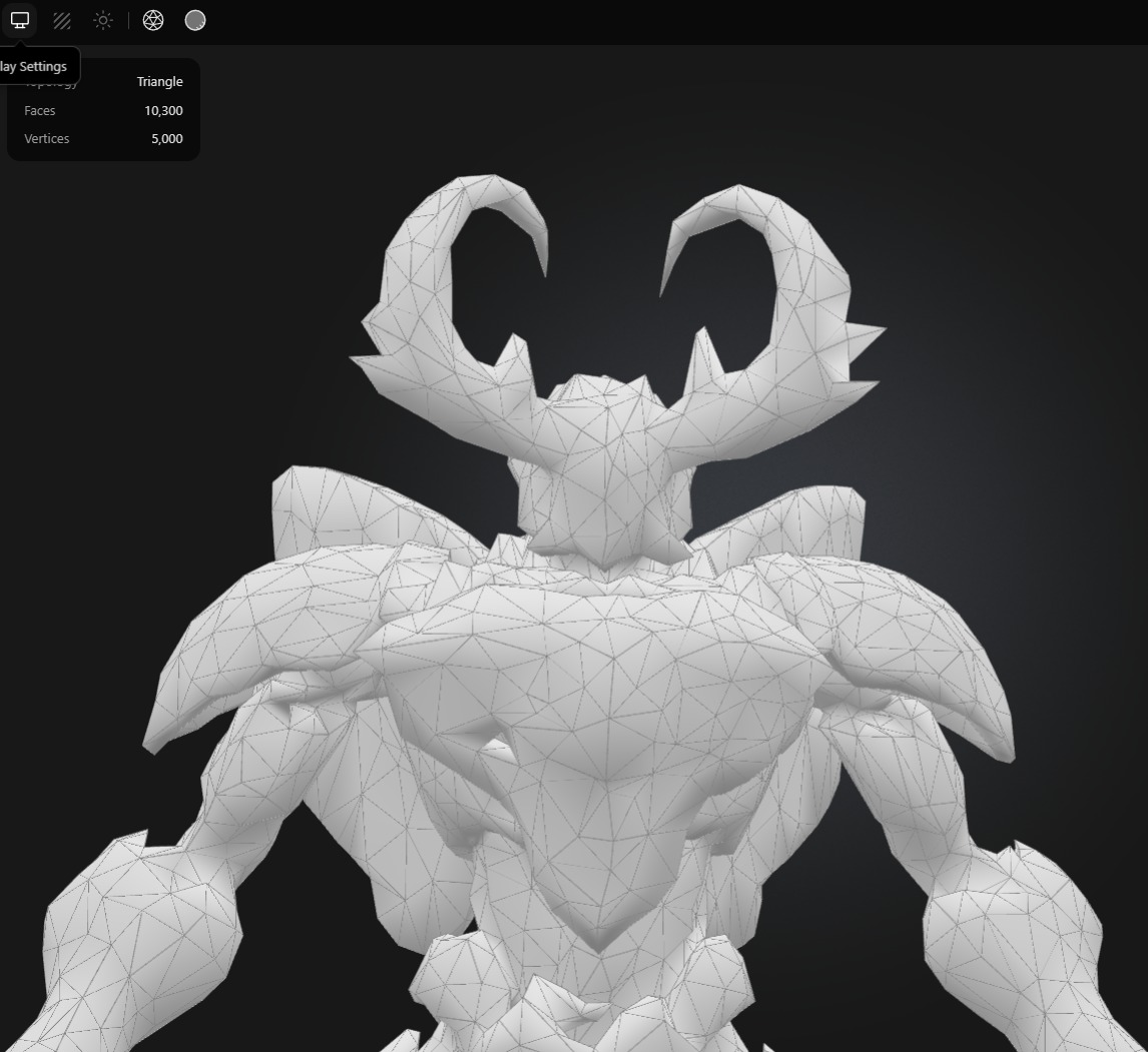 Chromatic Beetle Bot Low-poly 3D model_4