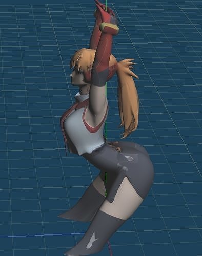 girl practica  Free 3D model