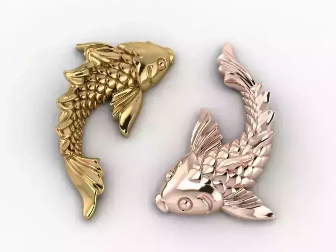 koi fish relief