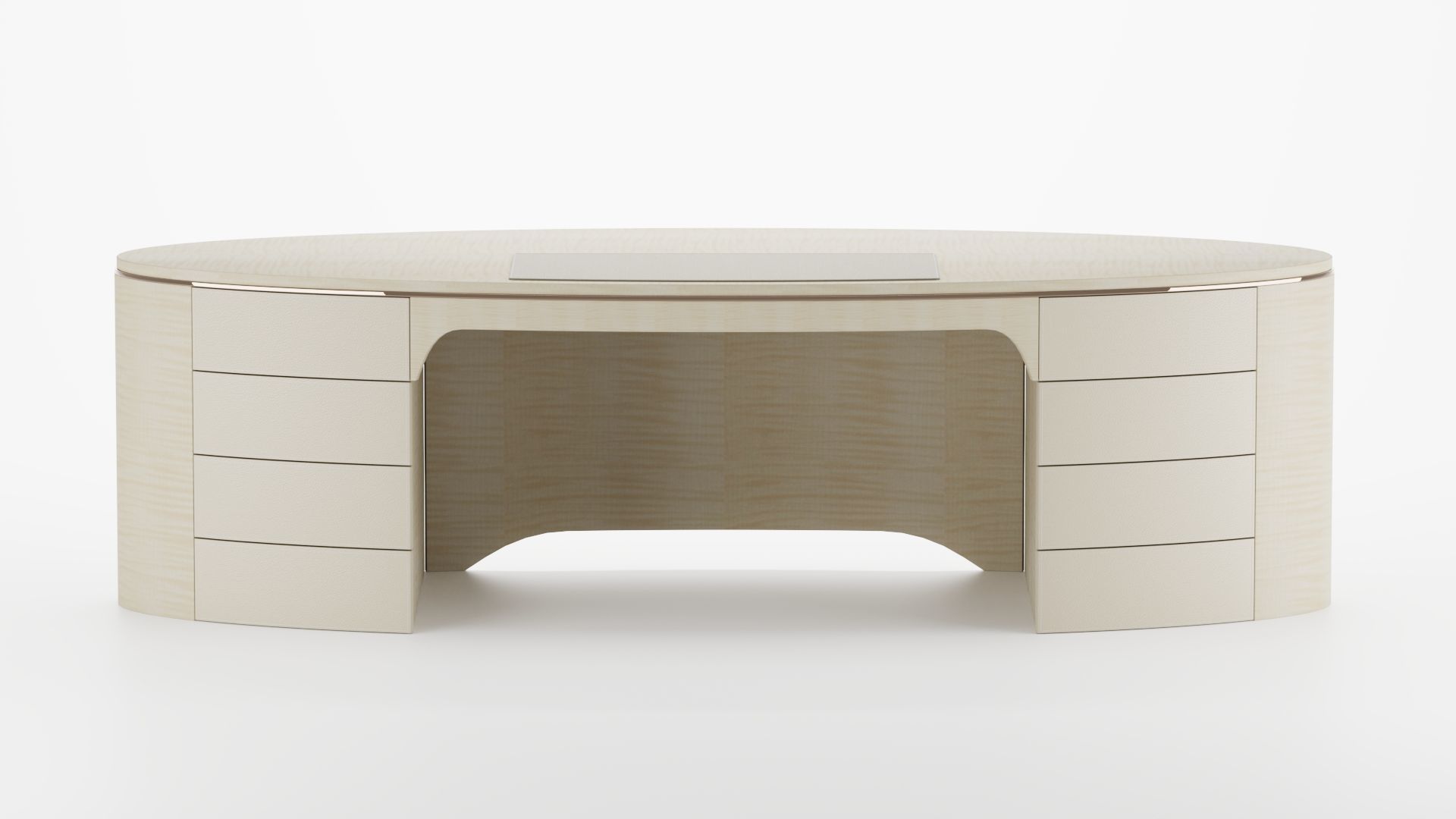 LONGHI Ida Writing Desk 3D model_2