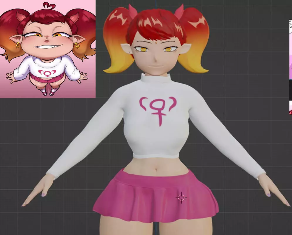 juju  low-poly nsfw models Low-poly 3D model_0