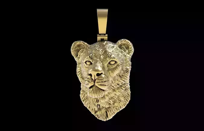Lion Head Pendant
