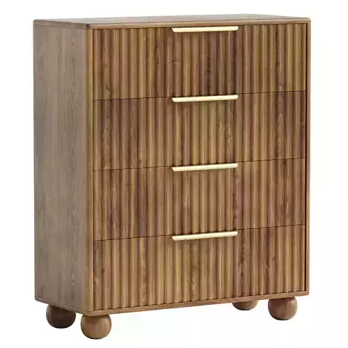 Camila 4 Drawer Wood Chest