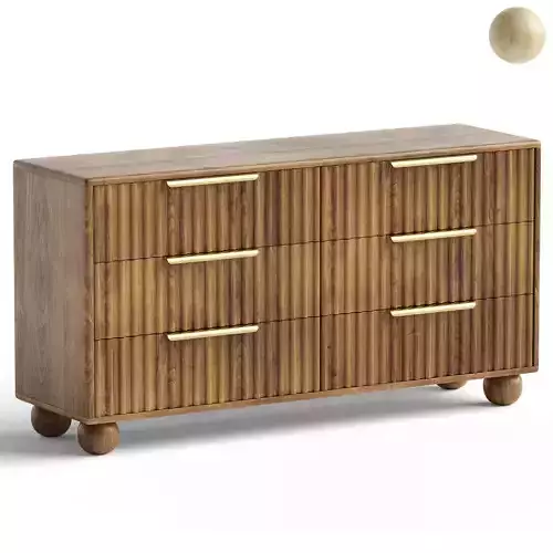 Camila 6 Drawer Dresser