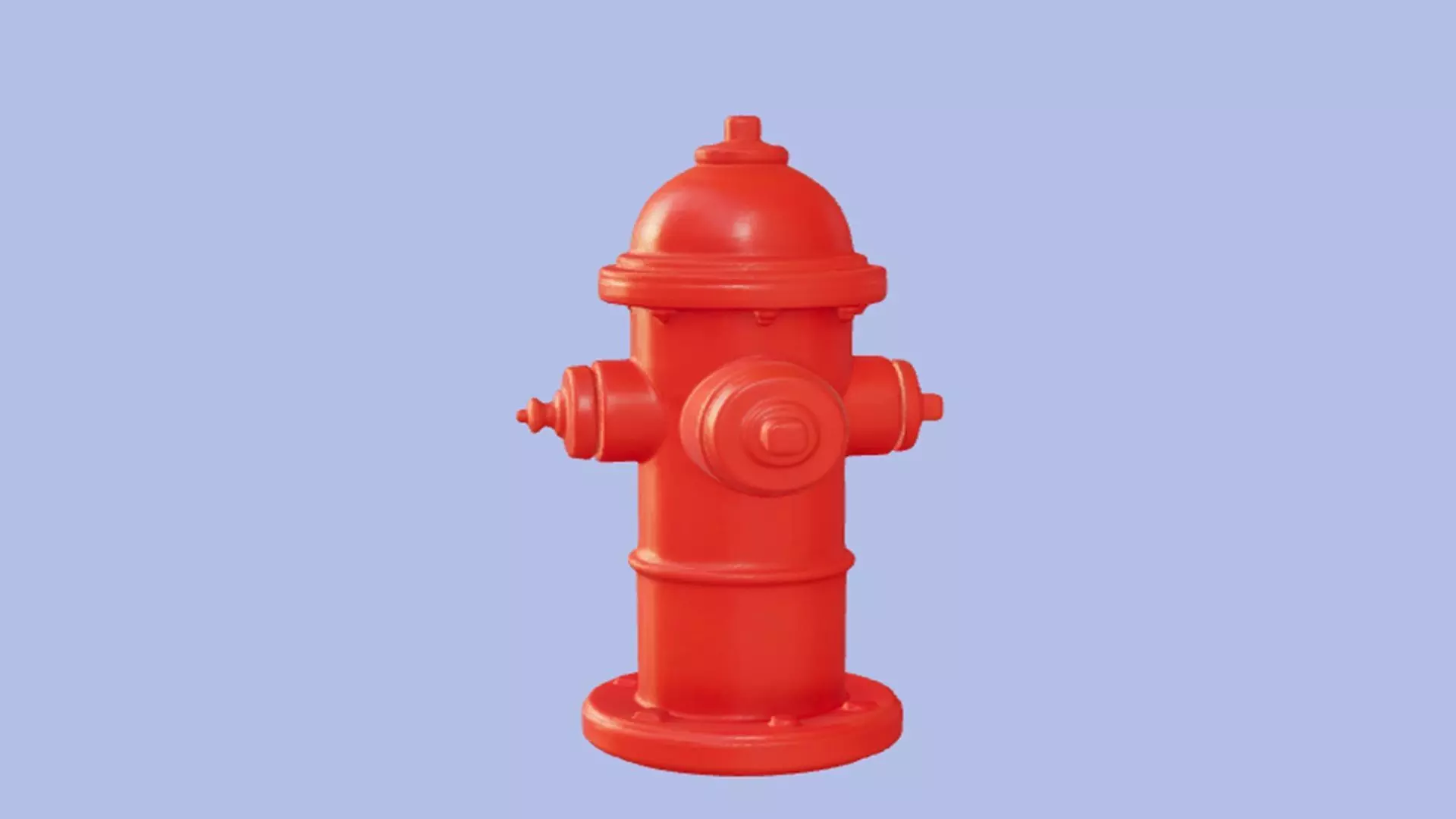 Fire Hydrant 3D Game Ready Model 3D model_0