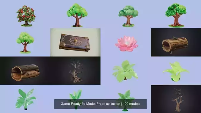 Game Ready 3d Model Props collection 