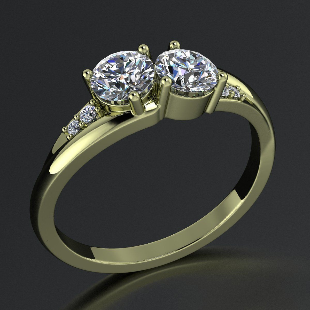 AG 2100 DUAL HEAD RING 3D print model_8