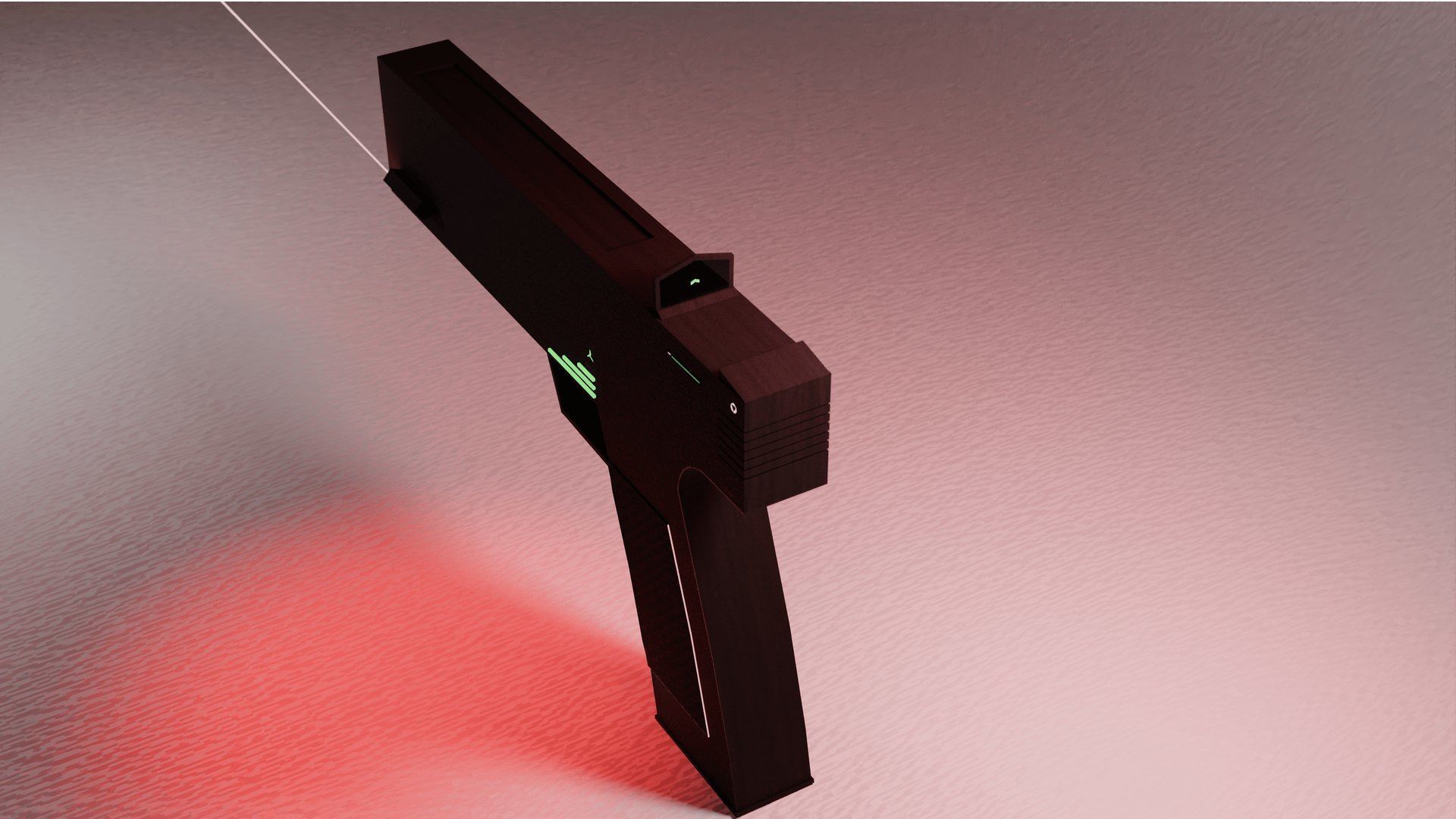 Like Gun Low-poly 3D model_8