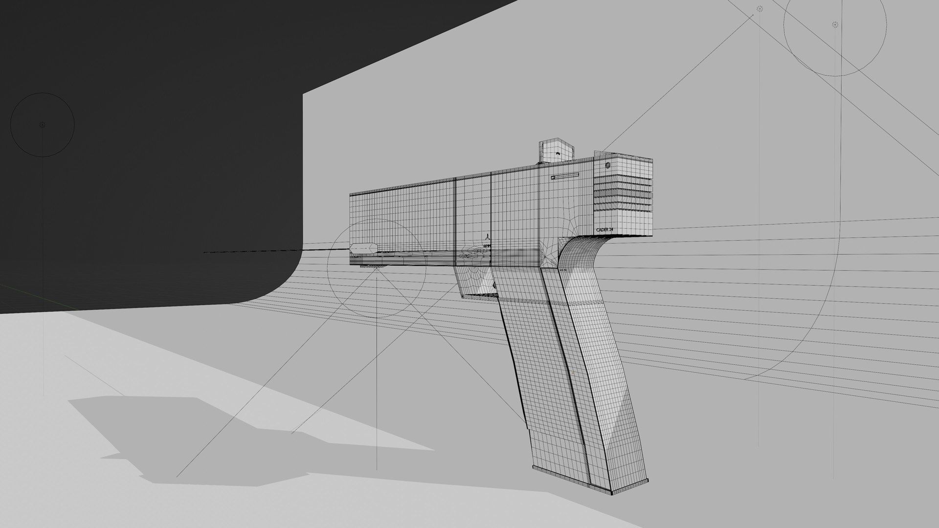 Like Gun Low-poly 3D model_6