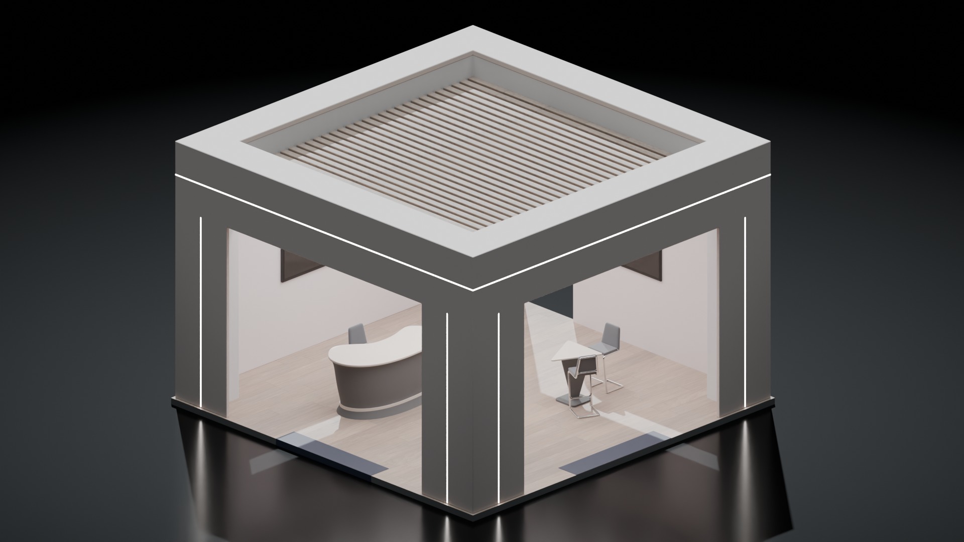 Exhibition Booth 3 3D model_3