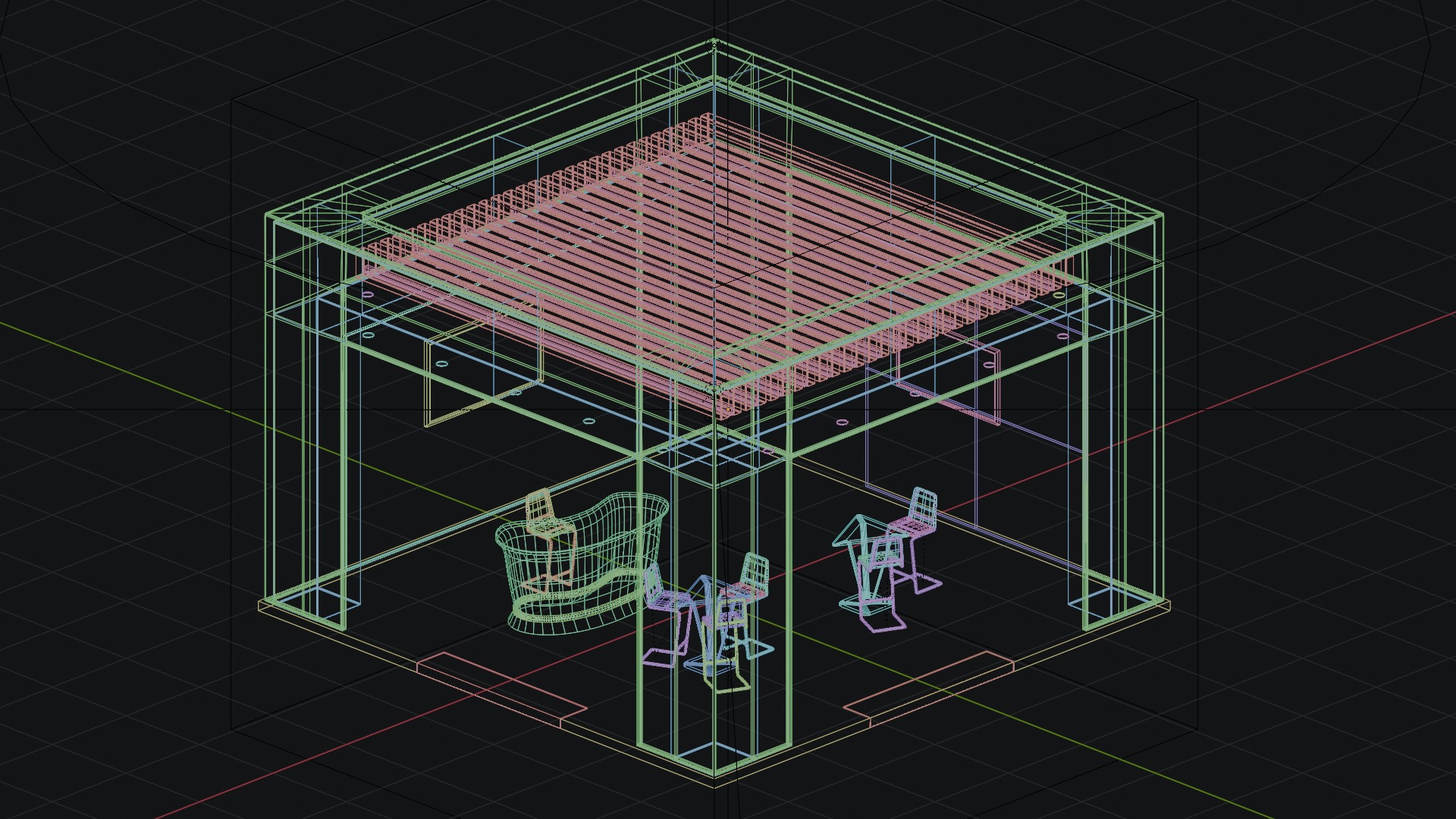 Exhibition Booth 3 3D model_9