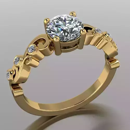 AG 2200 Solitaire Diamond Ring