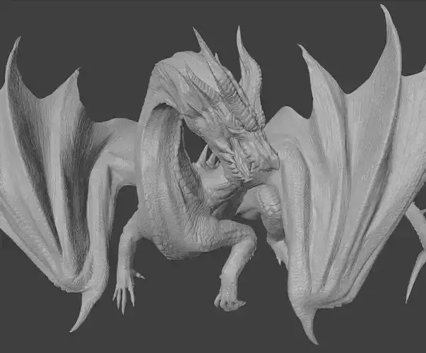 Fatalis - Monster Hunter World 3D print model