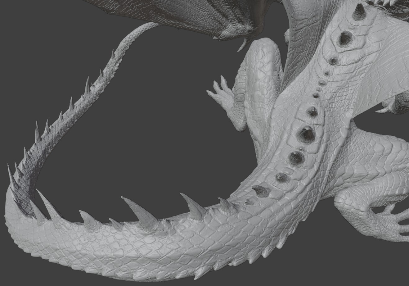 Fatalis - Monster Hunter World 3D print model_5