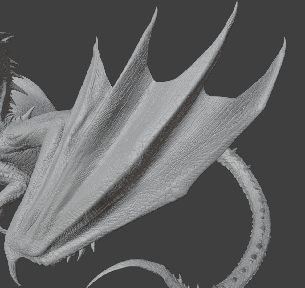 Fatalis - Monster Hunter World 3D print model_3