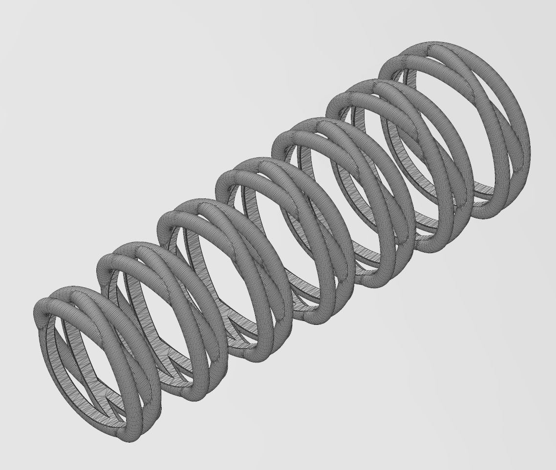 Triple interlocking hoop wire ring US sizes 6to12 3D print model_13