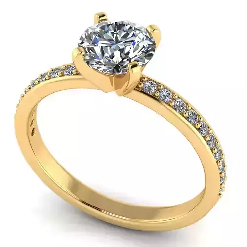 AG 3400 Channel Set Diamond Ring