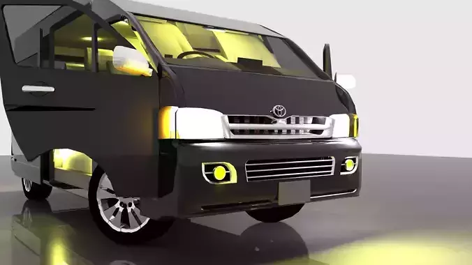 Toyota Van 3D model