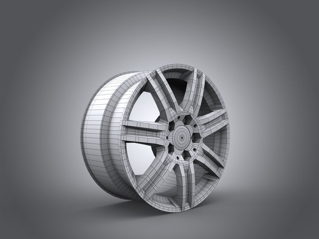 Rim Mercedes-Benz Code R75 3D model_4