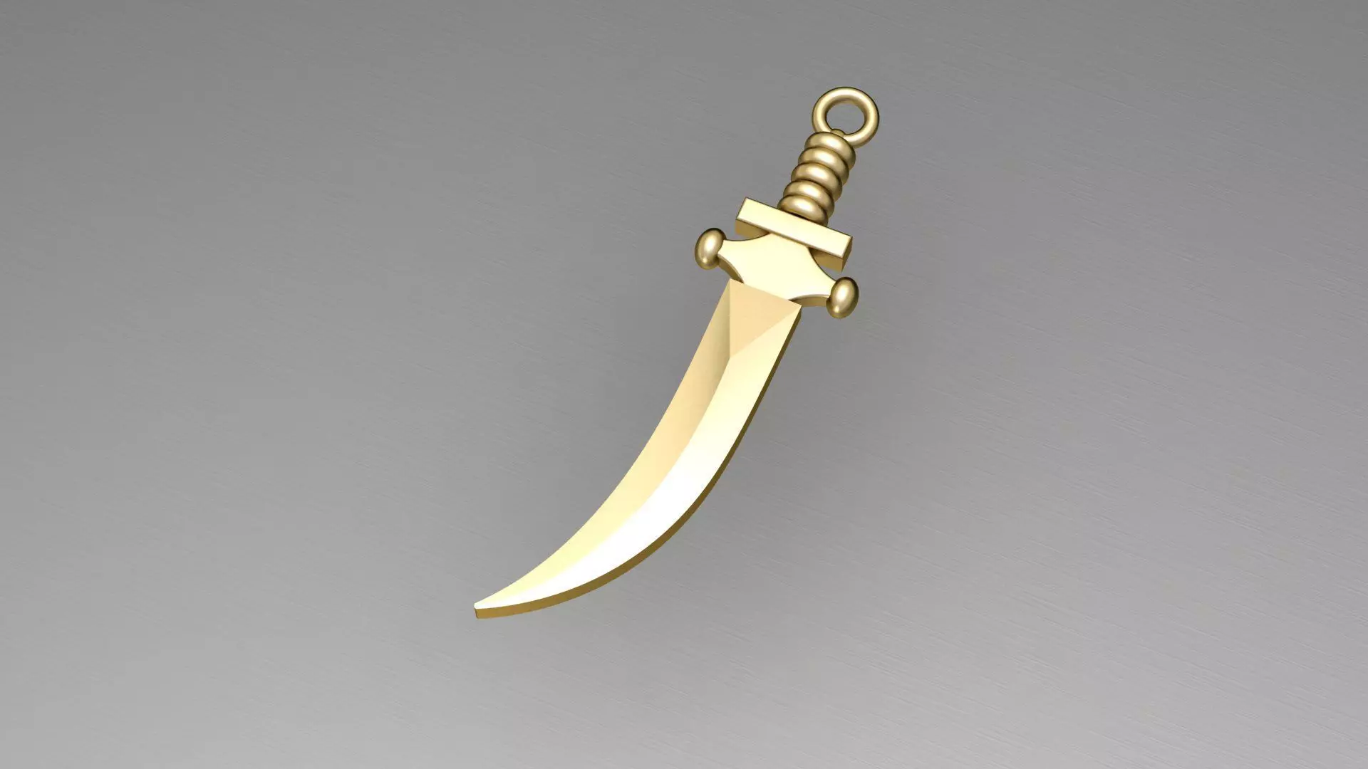 Sword Pendant 3D model
