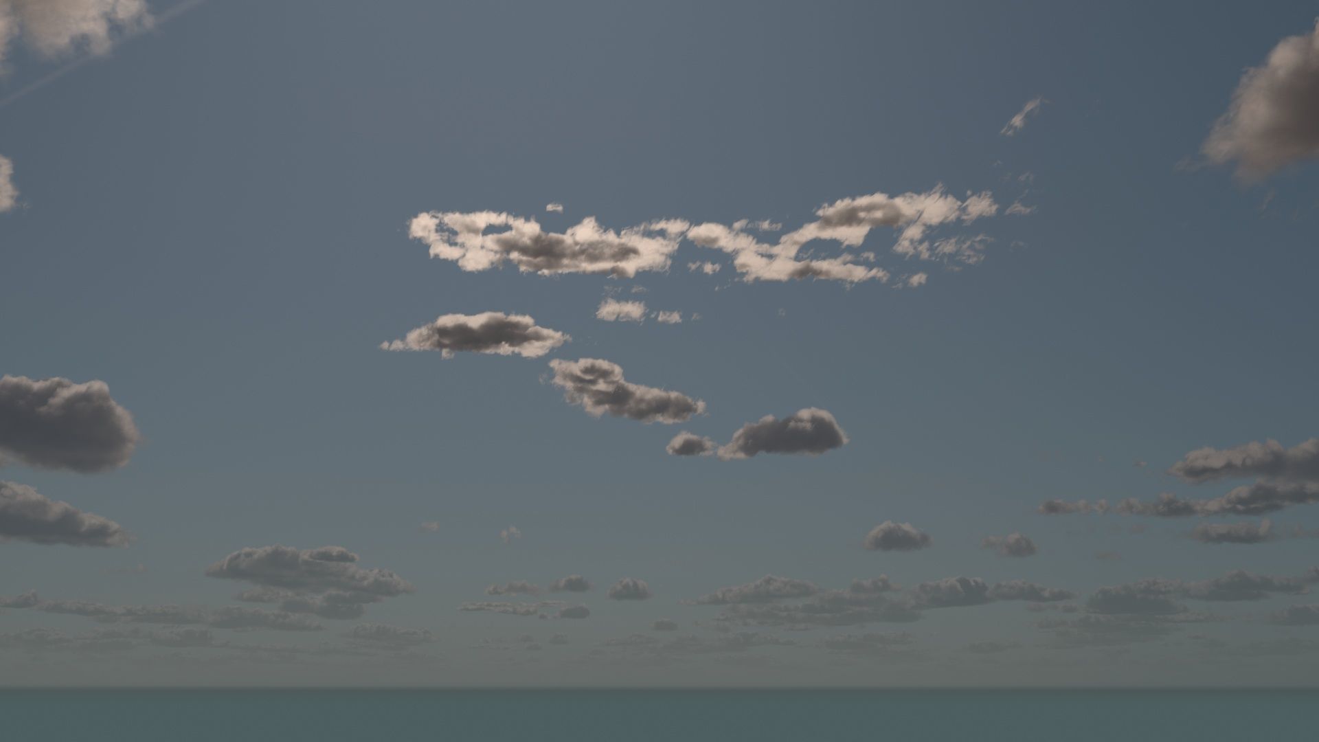 Morning At Six O Clock Am Sky 3D model_3