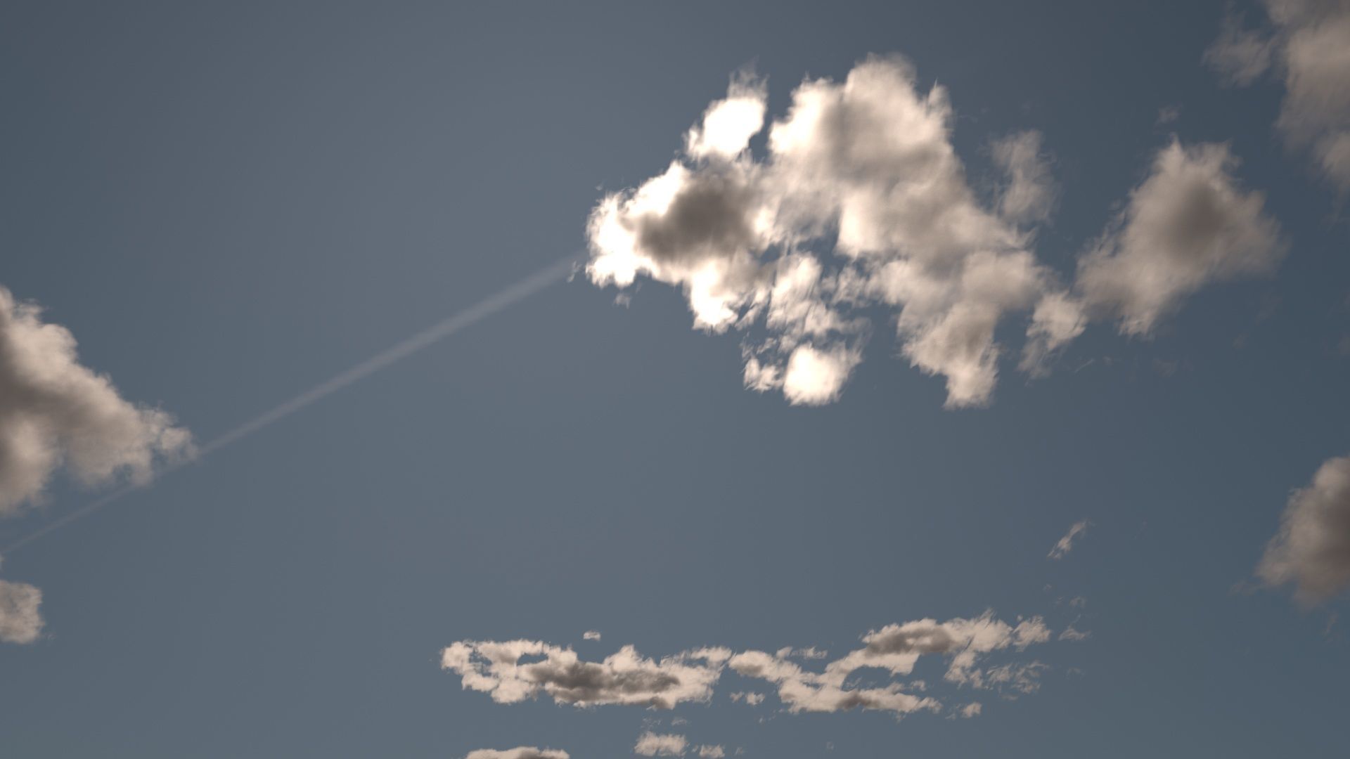 Morning At Six O Clock Am Sky 3D model_5