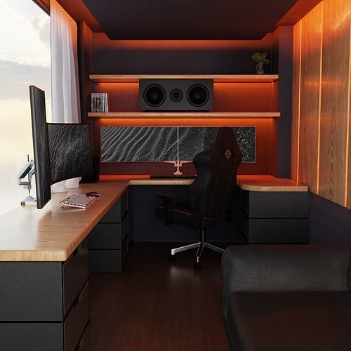Work Room 2 3D model
