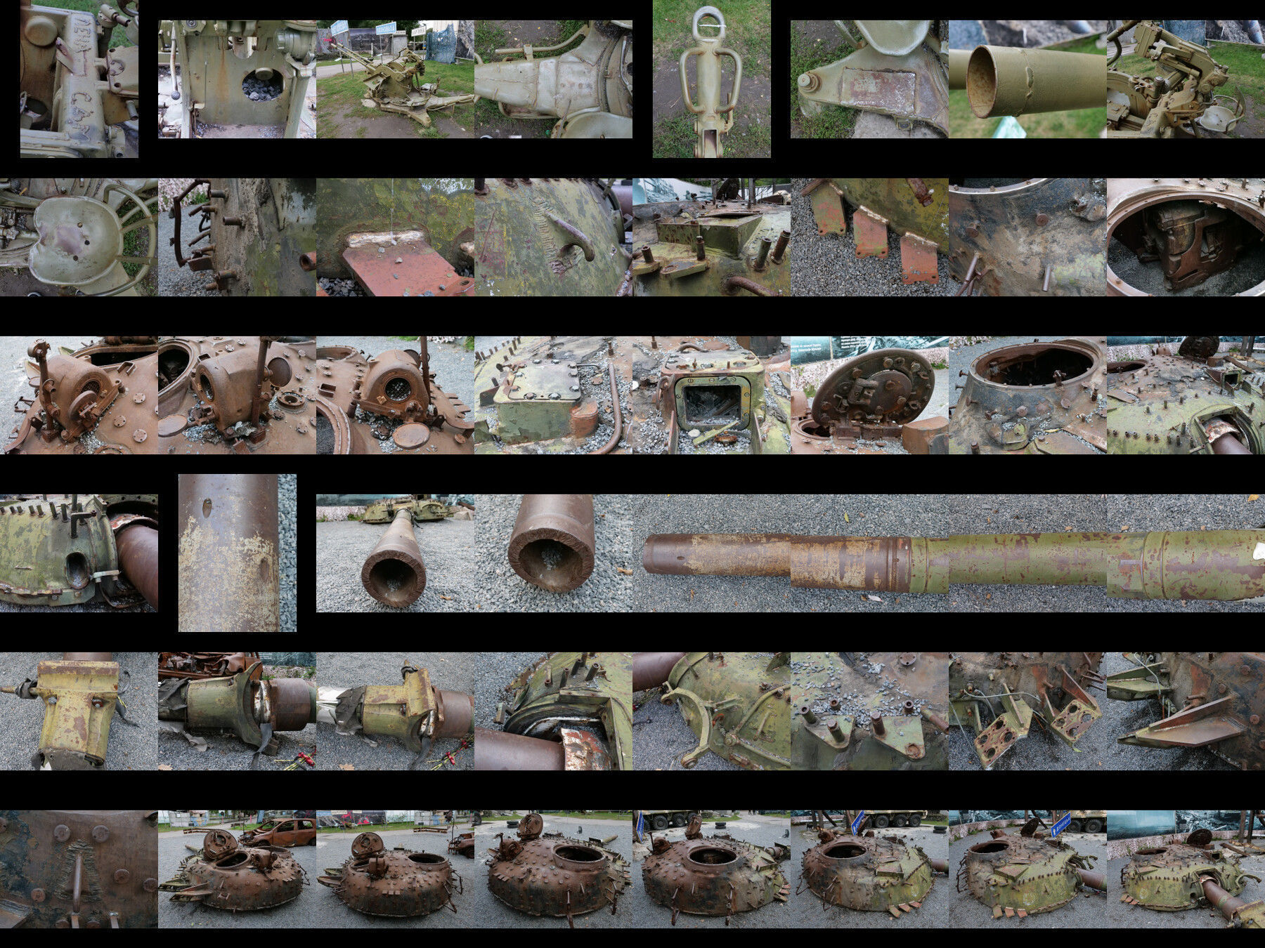 Photo Reference Military TANKS BTR Guns Metal Parts Vehicles Texture_39