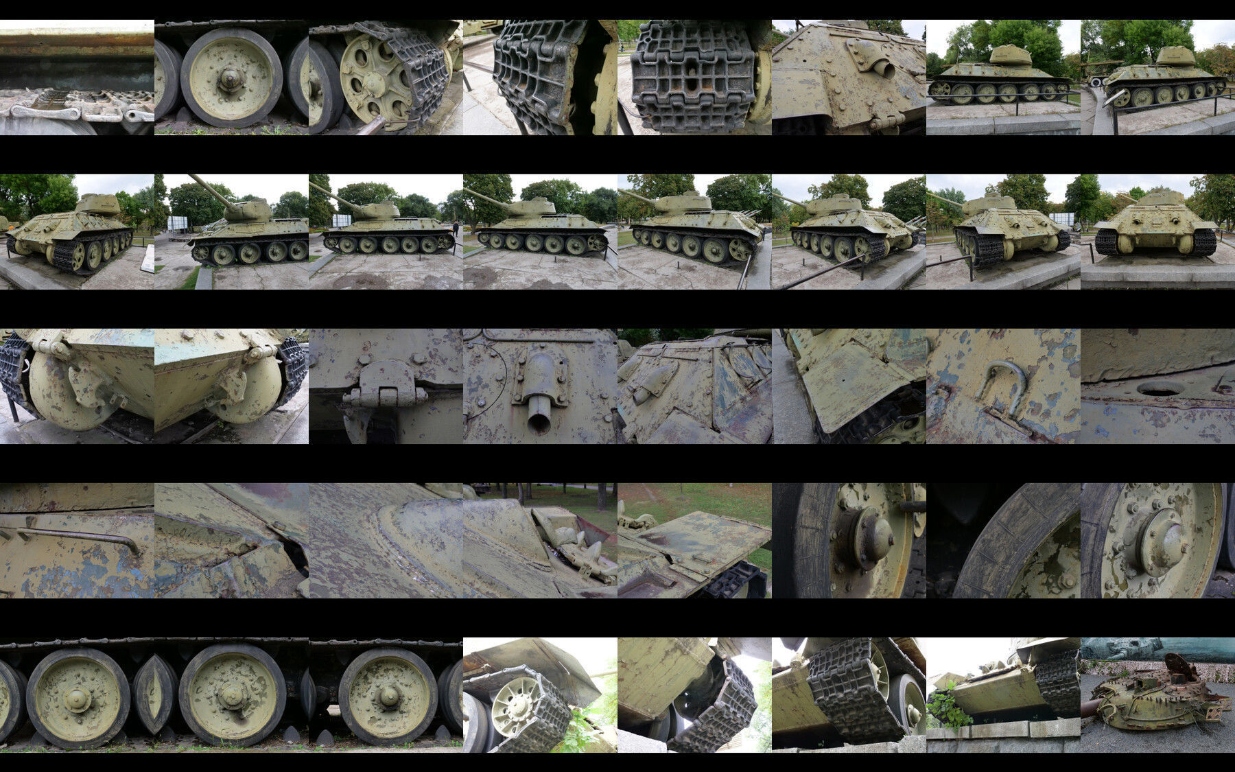 Photo Reference Military TANKS BTR Guns Metal Parts Vehicles Texture_40