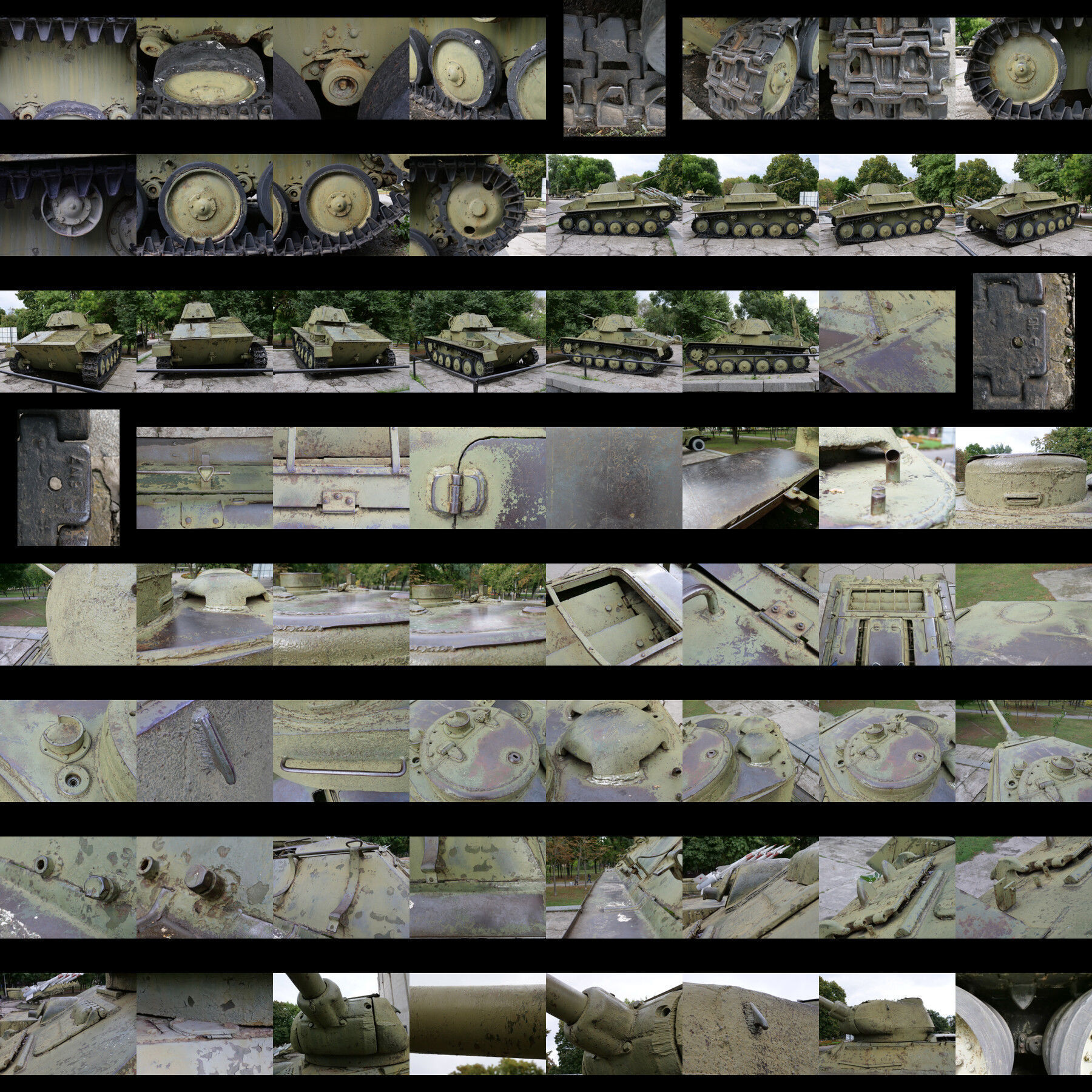 Photo Reference Military TANKS BTR Guns Metal Parts Vehicles Texture_41