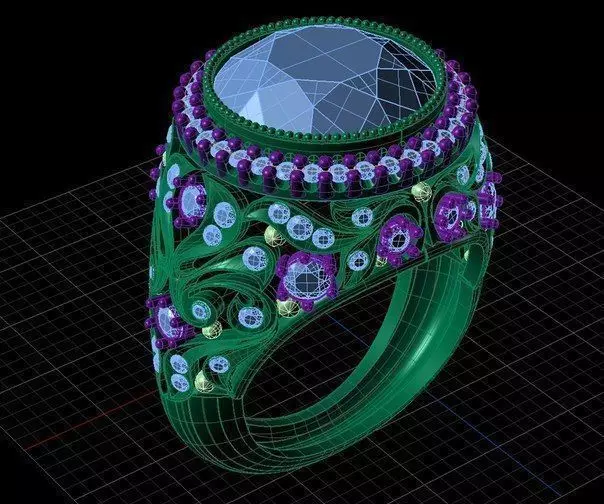 Gold ring 11 Free 3D print model