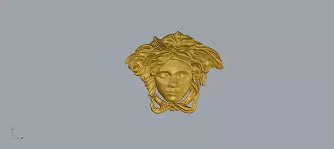 Versace emblem Free 3D print model
