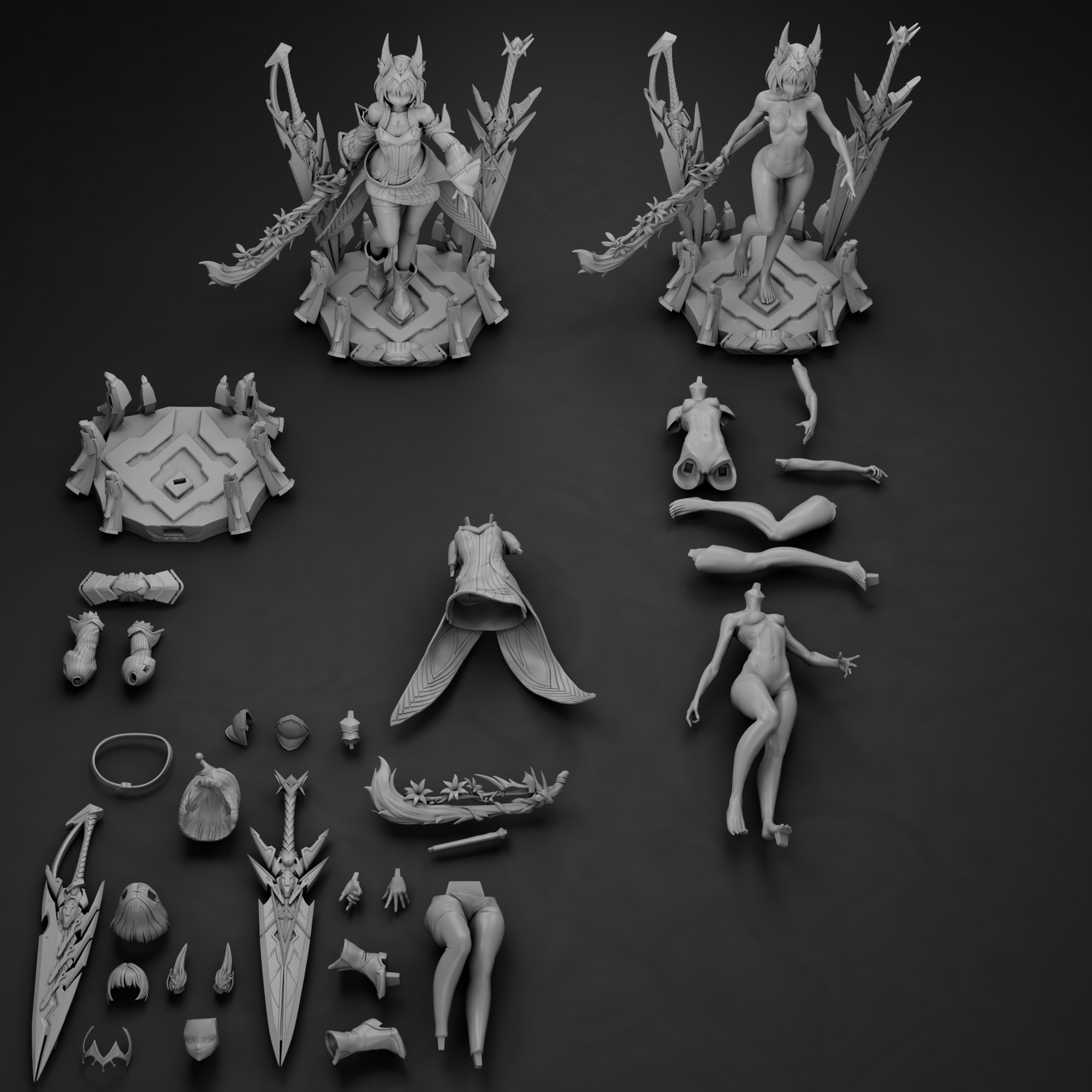 NIA - xenoblade chronicles 3 V2 3D print model_12