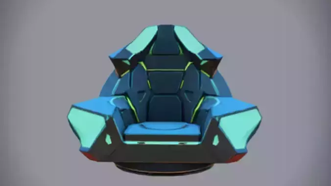 futuristic gaming chair  3