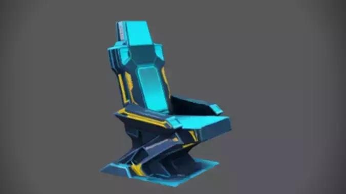 Futuristic gaming chair