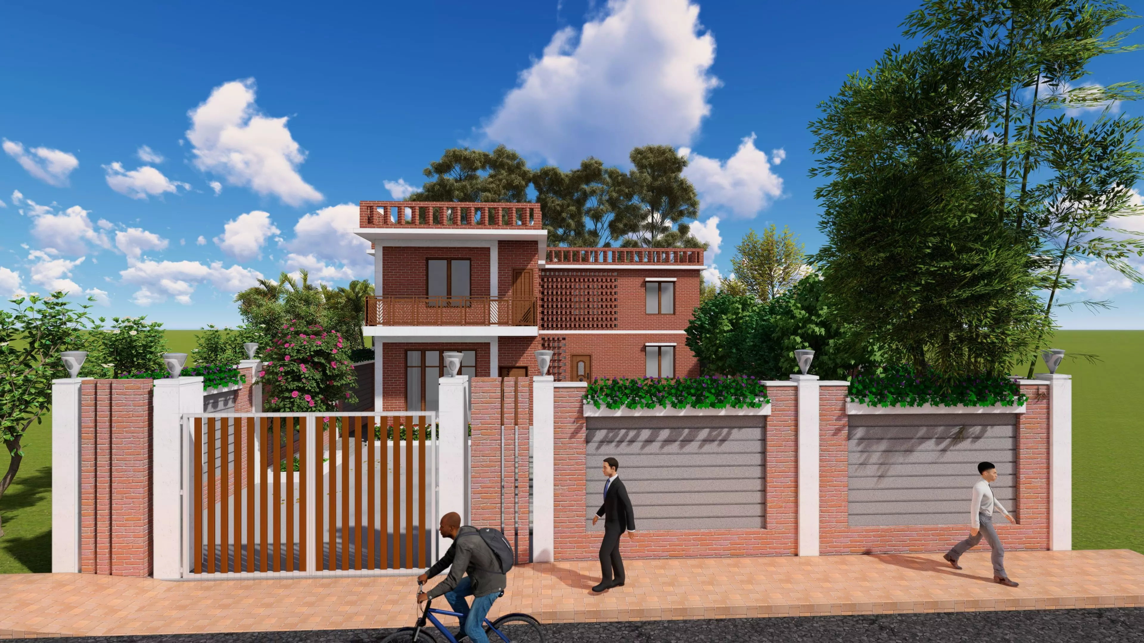 Vacation House 3D print model_0