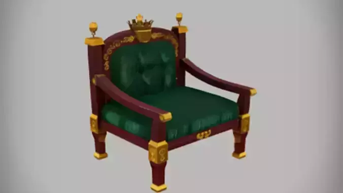 ornate royal throne